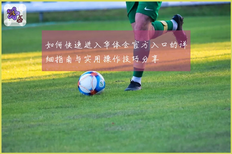 如何快速进入华体会官方入口的详细指南与实用操作技巧分享